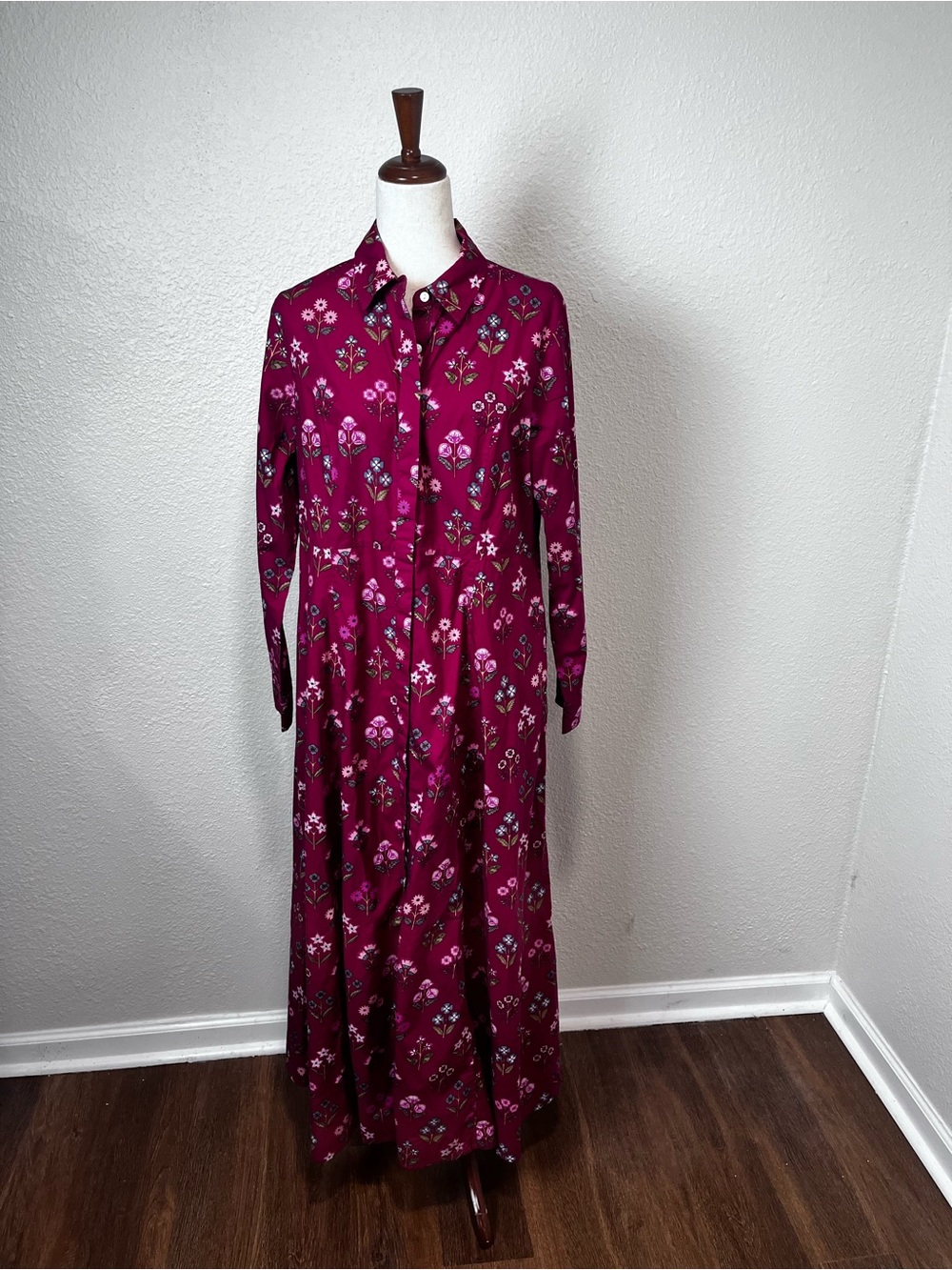 Livro Pink Floral Maxi Dress Size XL
